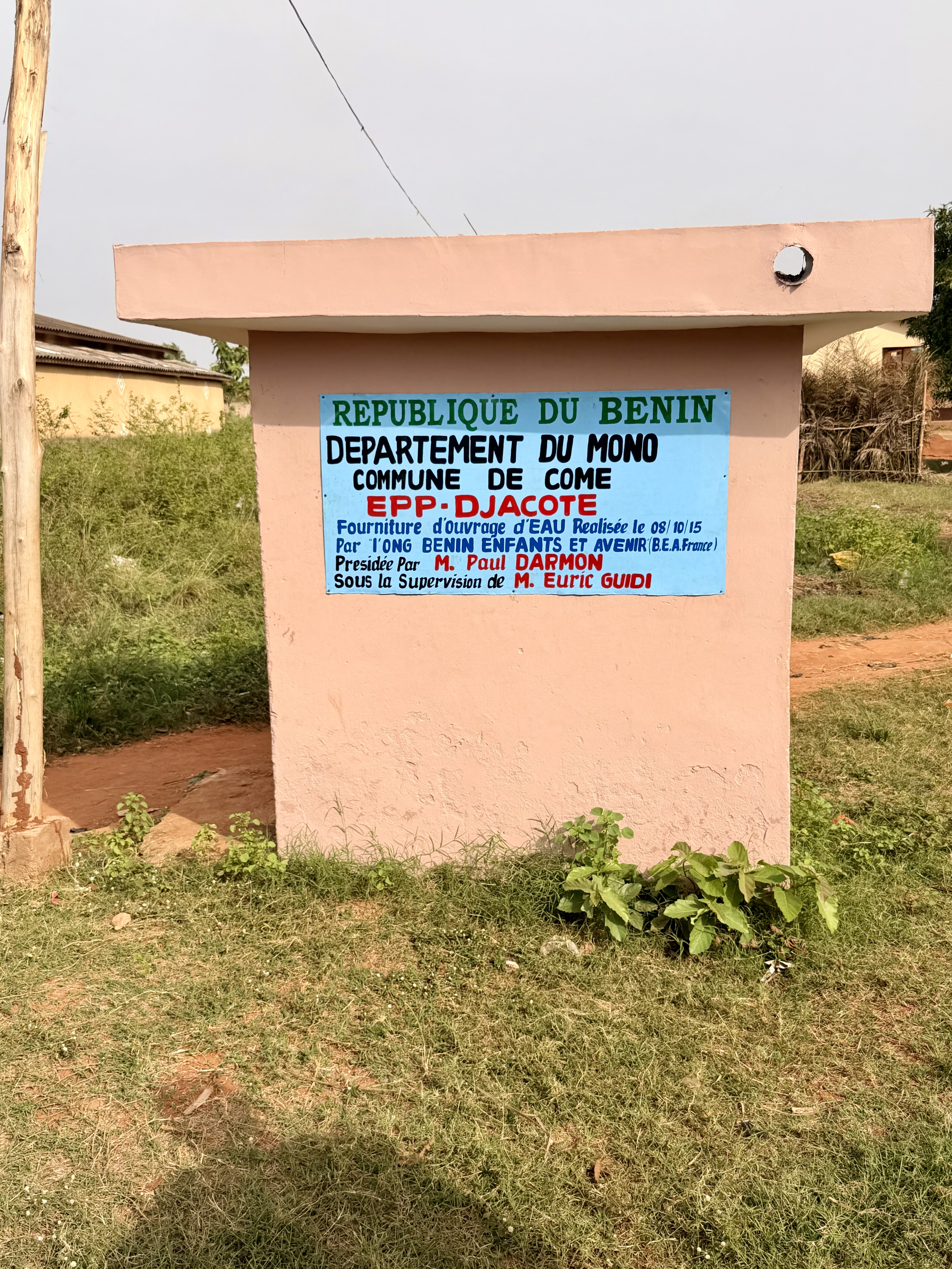 Point d'eau EPP Djacoté - réalisé par BEA en 2015